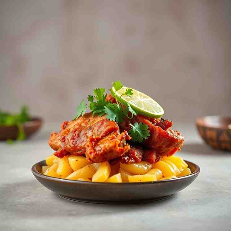 Crispy Pork Belly Recipe - Yuca con Chicharrón